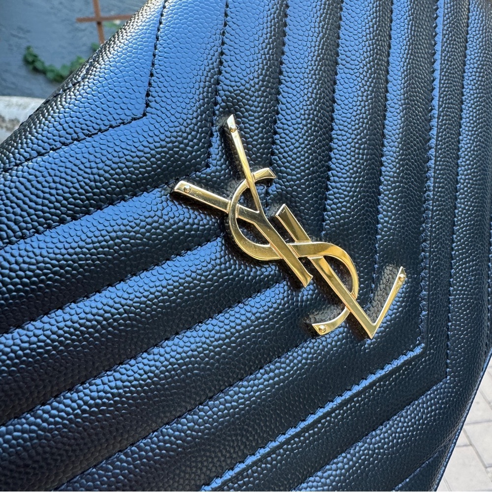 Saint Laurent Cassandre Matelassé Envelope Chain Wallet Crossbody - Picture 5 of 16